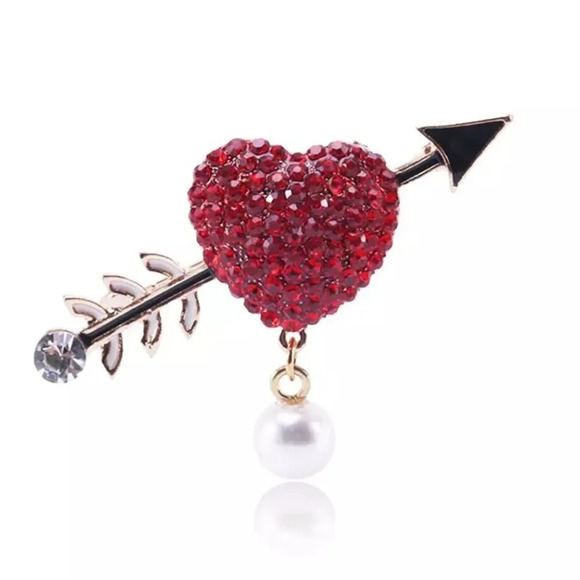 VQ VQ Heart Brooch - Picture 7 of 9